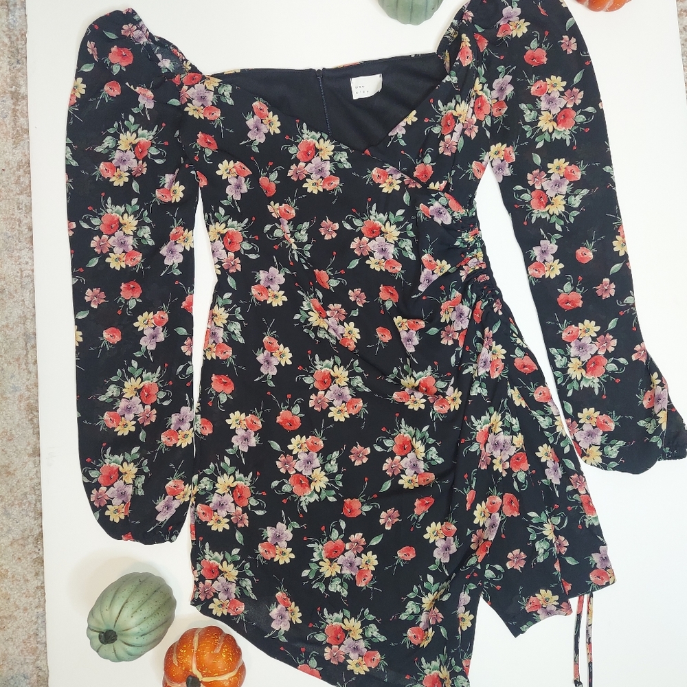 Floral mini dress